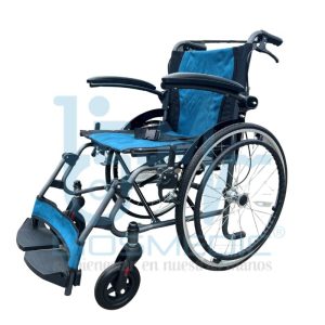 Silla de Ruedas Estandar y De Transporte En Aluminio