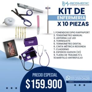 Kit de Enfermería 10 piezas GMD