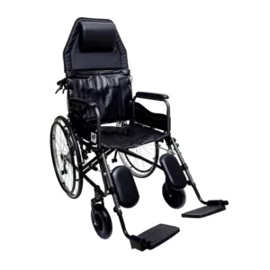 Silla de Ruedas Con Espaldar Reclinable y Soporte Cefálico SKU:  KBE-9953