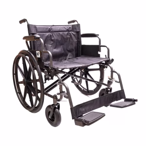 Silla De Ruedas Estándar En Acero Bariátrica De 56,5 cm Konfort Plus SKU: KBE-9953-III
