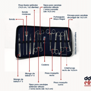 Sistema de Disección VALCRI  de 13 piezas